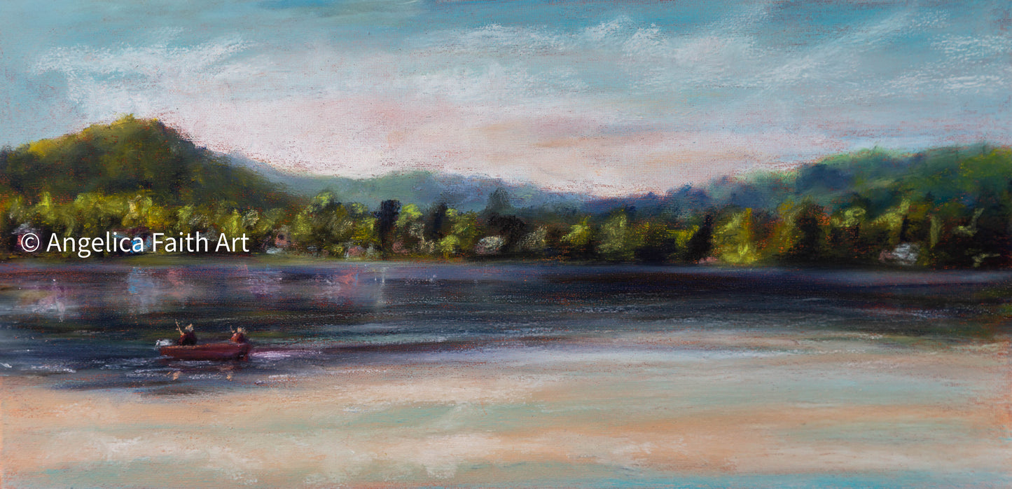 Early Morning Fishing Original