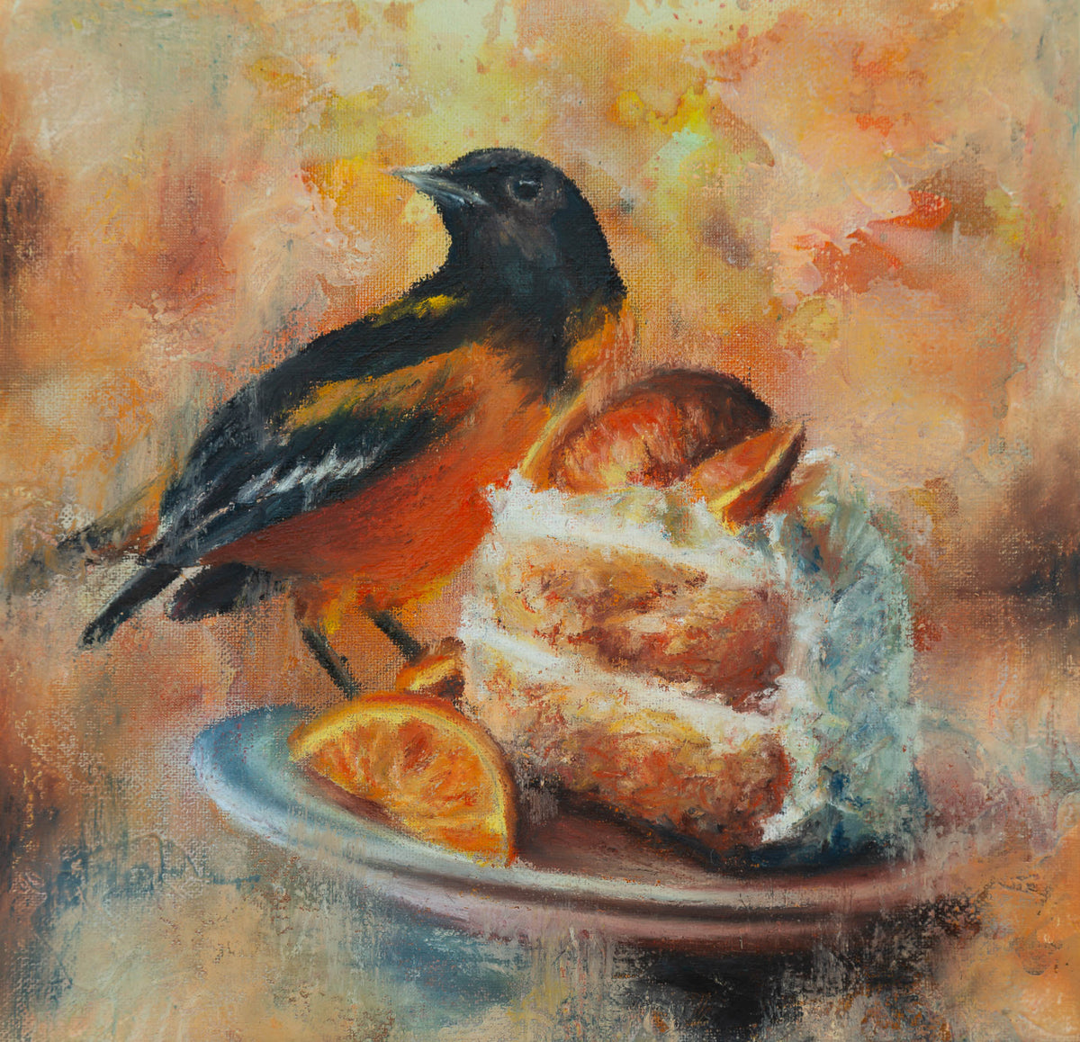 Orange Dream Cake Print